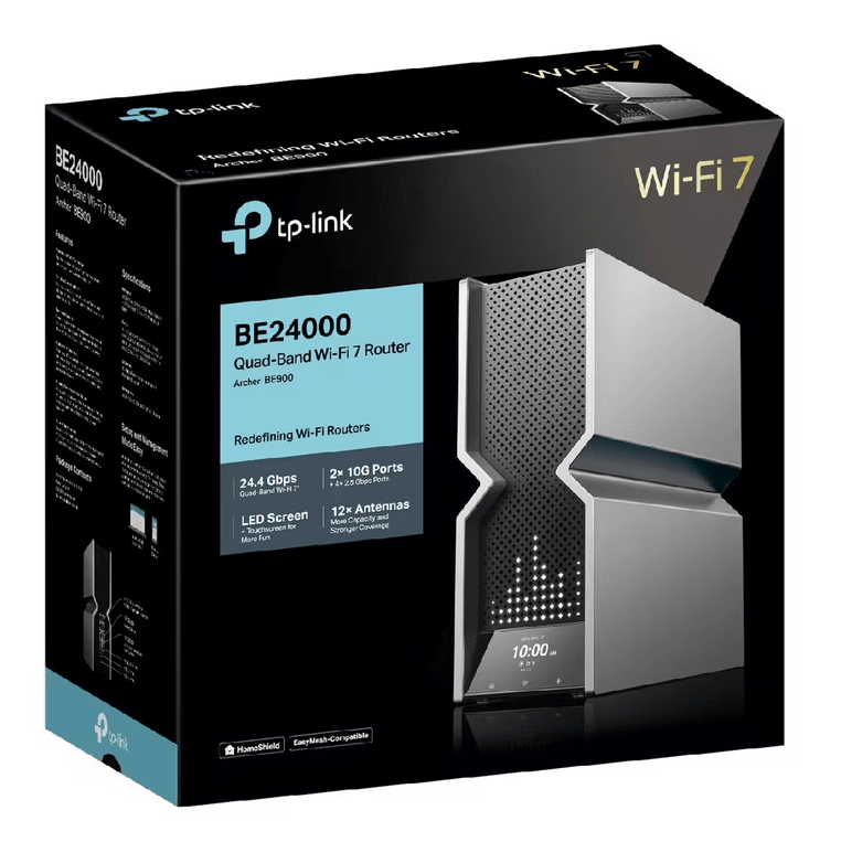TP-Link Archer BE900 Quad-Band WiFi 7 Router 24.4 Gbps — Carbon Comms