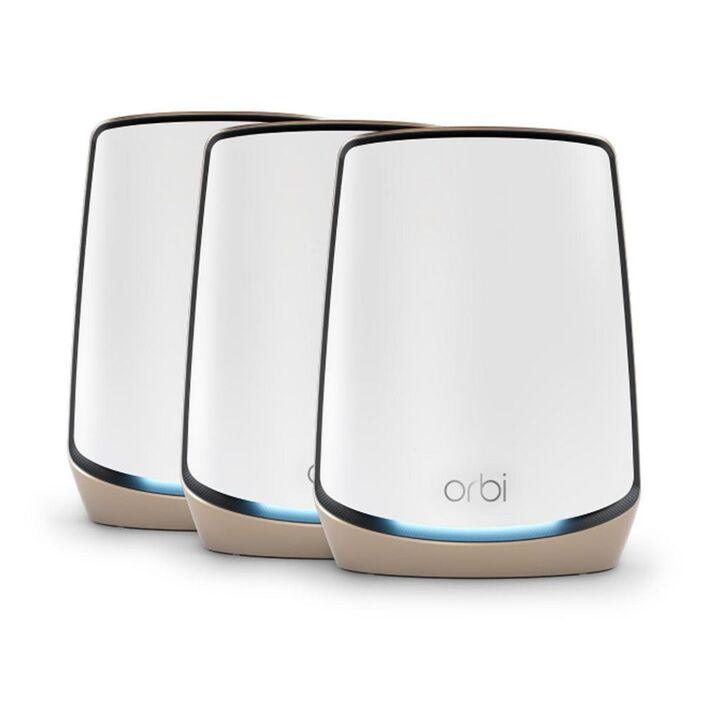 Netgear Orbi AX6000 Tri-band Mesh WiFi 6 System White 3 Pack