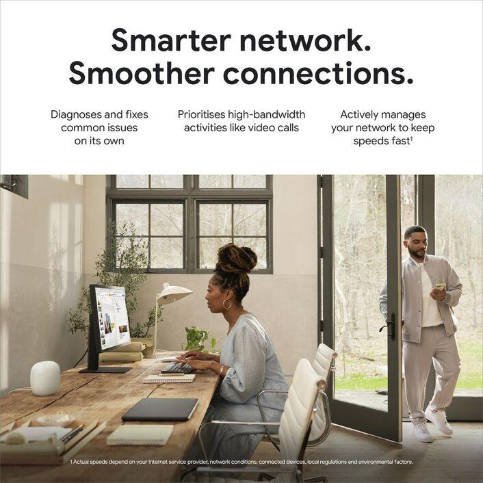 Google Nest Wifi Pro Home Mesh Wi-Fi 6E System White 3 Pack