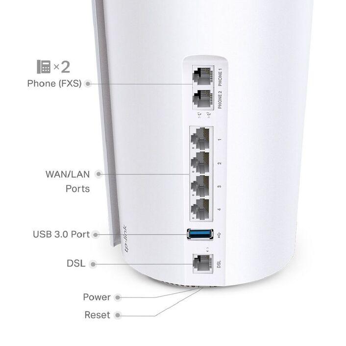 TP-Link Deco AX5400 VDSL Mesh WiFi 6 Modem Router 3 Pack