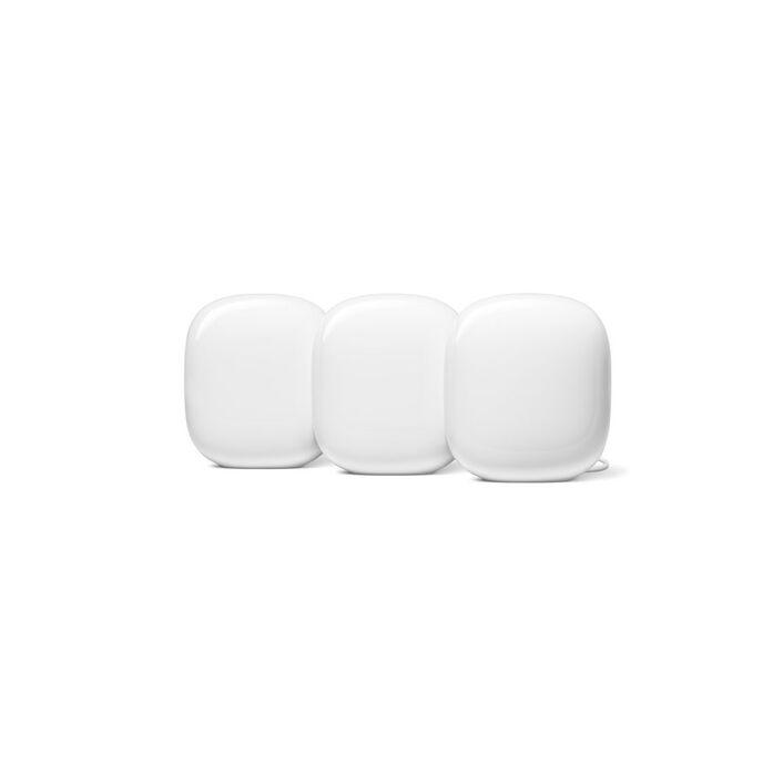 Google Nest Wifi Pro Home Mesh Wi-Fi 6E System White 3 Pack