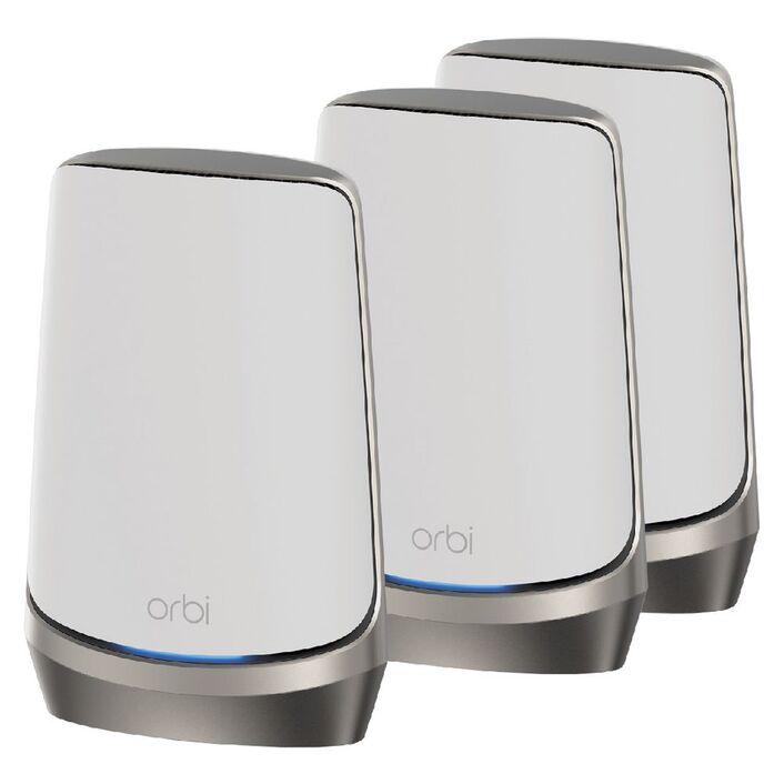 NETGEAR Orbi AXE11000 Quad-Band Mesh Wi-Fi 6E System 3 Pack