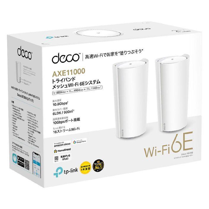 TP-Link XE200 AXE11000 Tri-Band Mesh WiFi 6E System 2 Pack