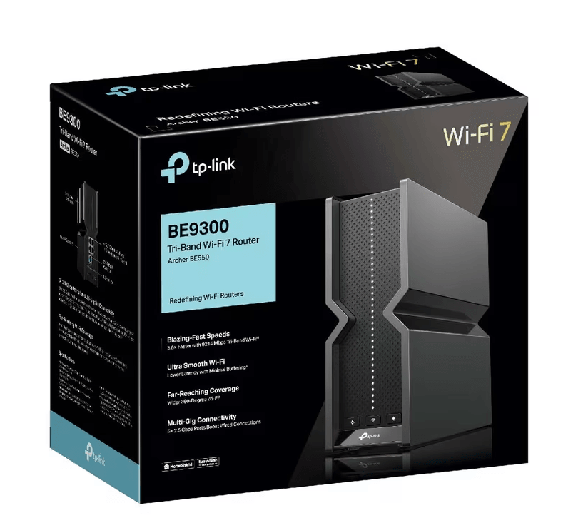 TP Link Archer BE9300 Tri-Band Wi-Fi 7 Router TP Link Archer BE9300 Tri-Band Wi-Fi 7 Router