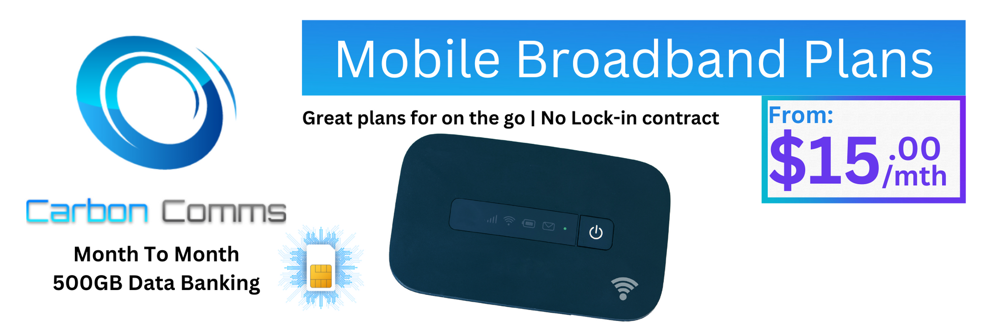 Mobile Broadband Plans | High-Speed Internet | Carbon Comms