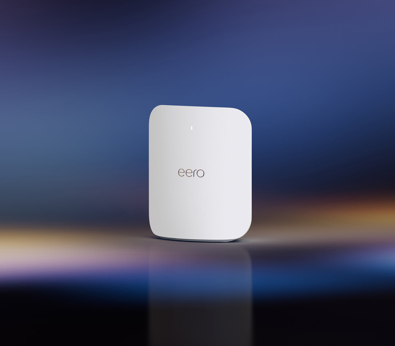 eero Max 7 mesh Wi-Fi router; photo shows one router